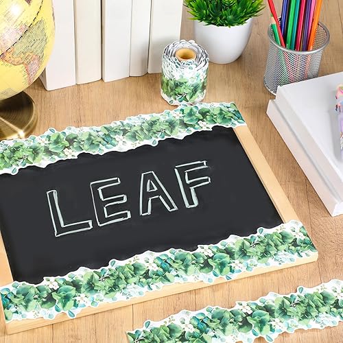 Vista 66 de Spiareal Tablero de anuncios con borde de muñeco de nieve de 68.9 pies, borde de flores, playa, sol, eucalipto, bandera de pata, sombrero de globo