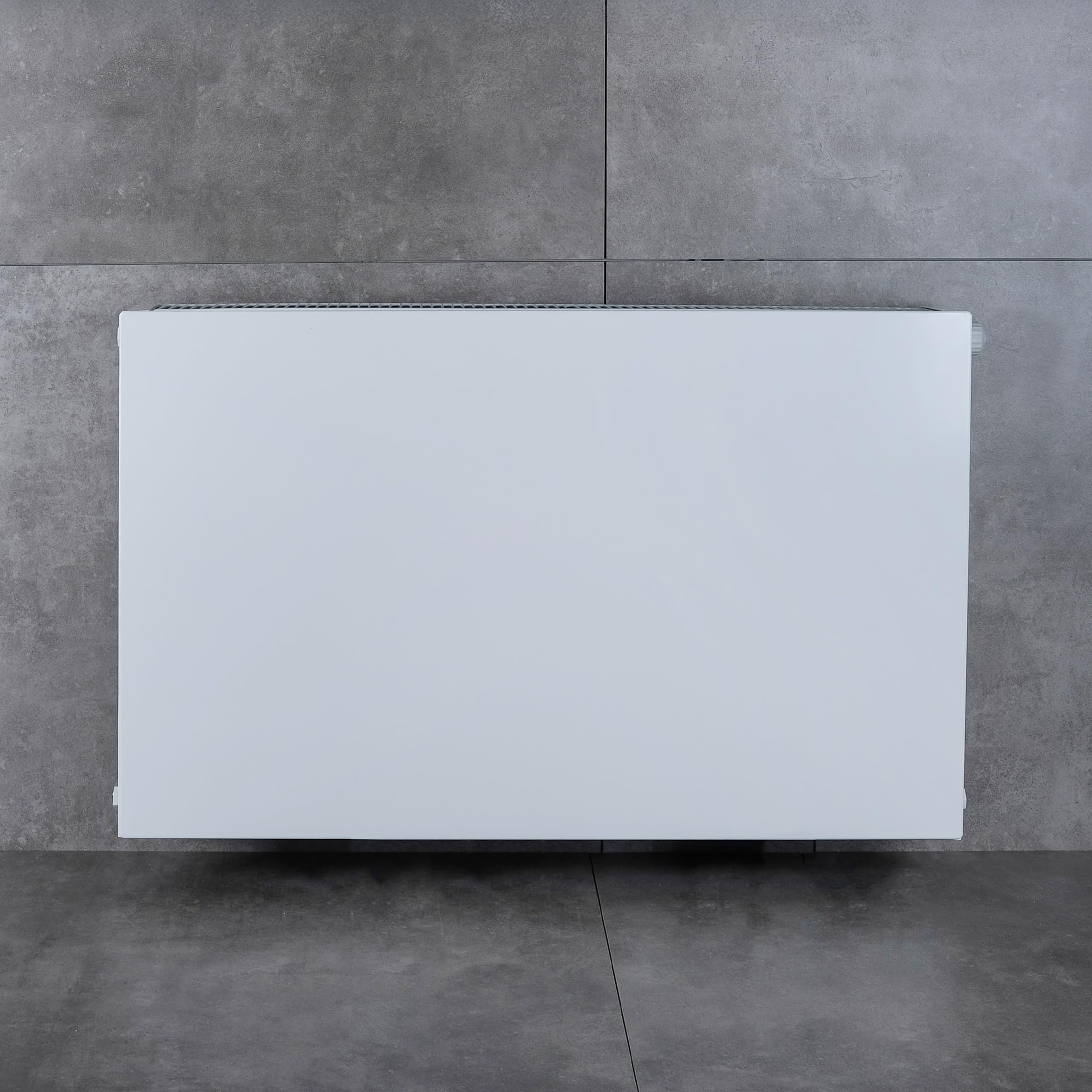 Belrad Planplatte für Heizkörper, Stahl Frontabdeckung RAL 9016, magnetische Befestigung, HxB 300x2000 cm, Weiß