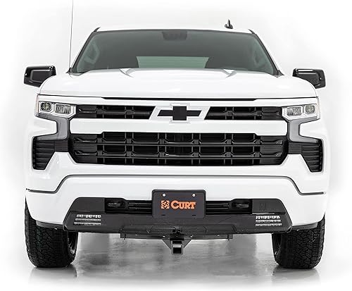 Miniatura 4 de CURT 31092 - Enganche receptor delantero de 2 pulgadas, Chevrolet Silverado, GMC Sierra 1500