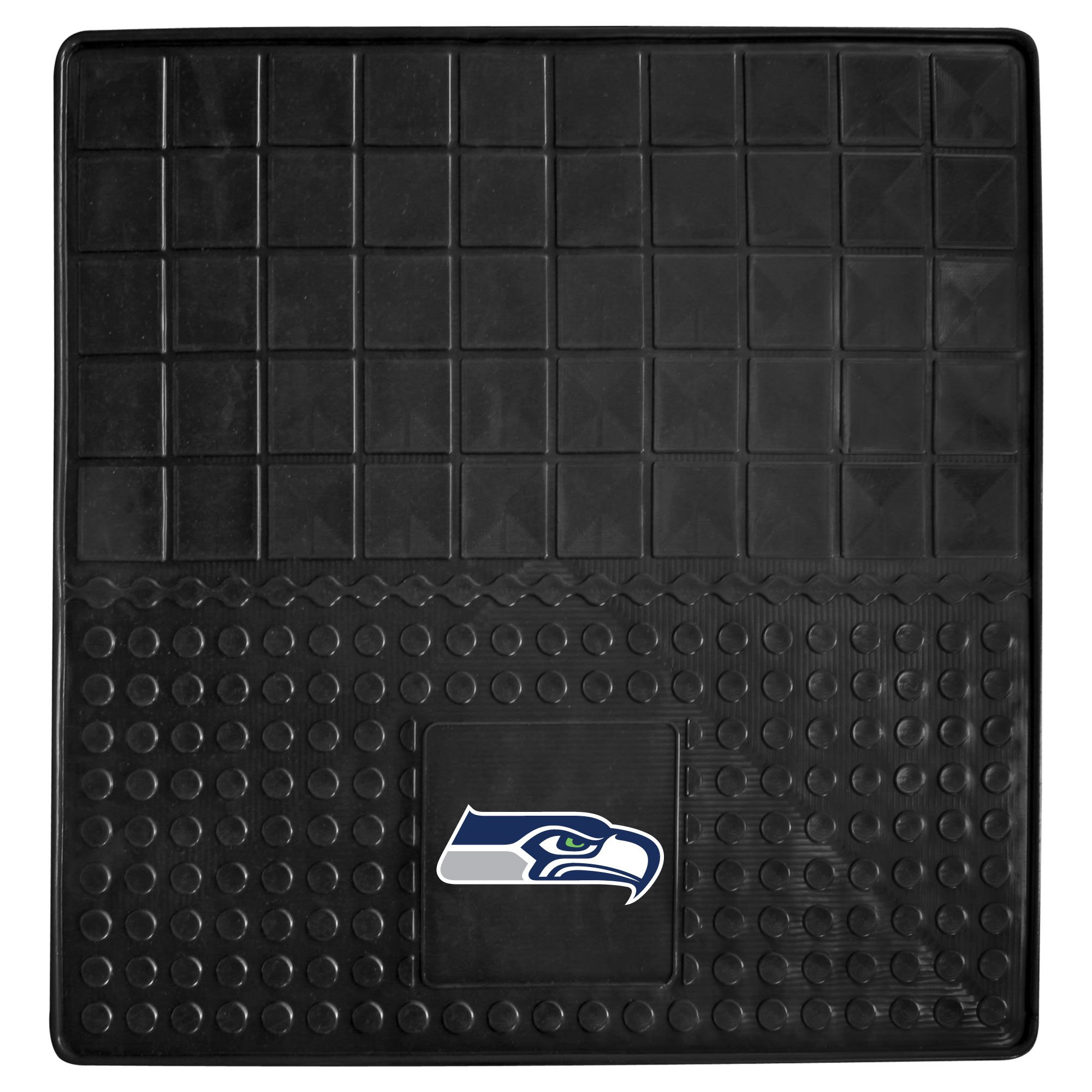 Photo 1 of FANMATS - 10934 NFL Seattle Seahawks Vinyl Cargo Mat Black 31"x31"
