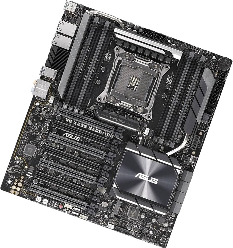 ASUSマザーボード LGA2066対応 WS X299 SAGE【ジャンク品】 Amazon | WS X299 SAGE/10G [Intel X299/LGA2066/DDR4/USB 3.1