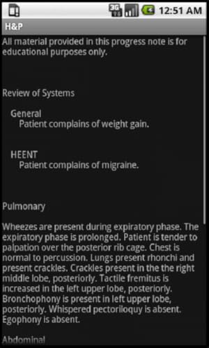Smart Medical Apps - H&P