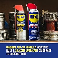 Vista 2 de WD-40 - Paquete combinado de lubricante de silicona multiuso y especialista, aerosoles inteligentes de paja de 2 maneras, fórmula original de 12