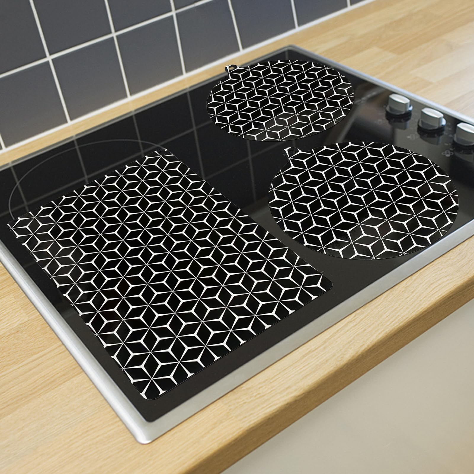 Amazon.com: Fourmor Induction Cooktop Protector Mat - Glass fiber ...