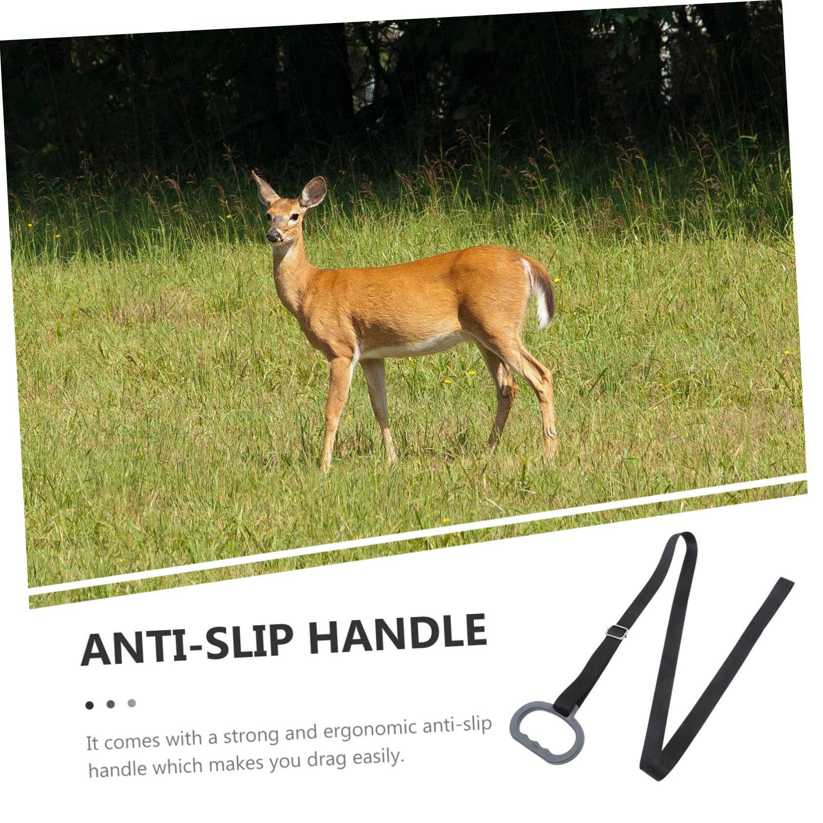 OSOLADY Sturdy Nylon Webbing Deer Hunting Strap for Safe and Easy Dragging Heavy Duty Harness for Deer Elk and Gear Non Slip Design for Outdoor Use