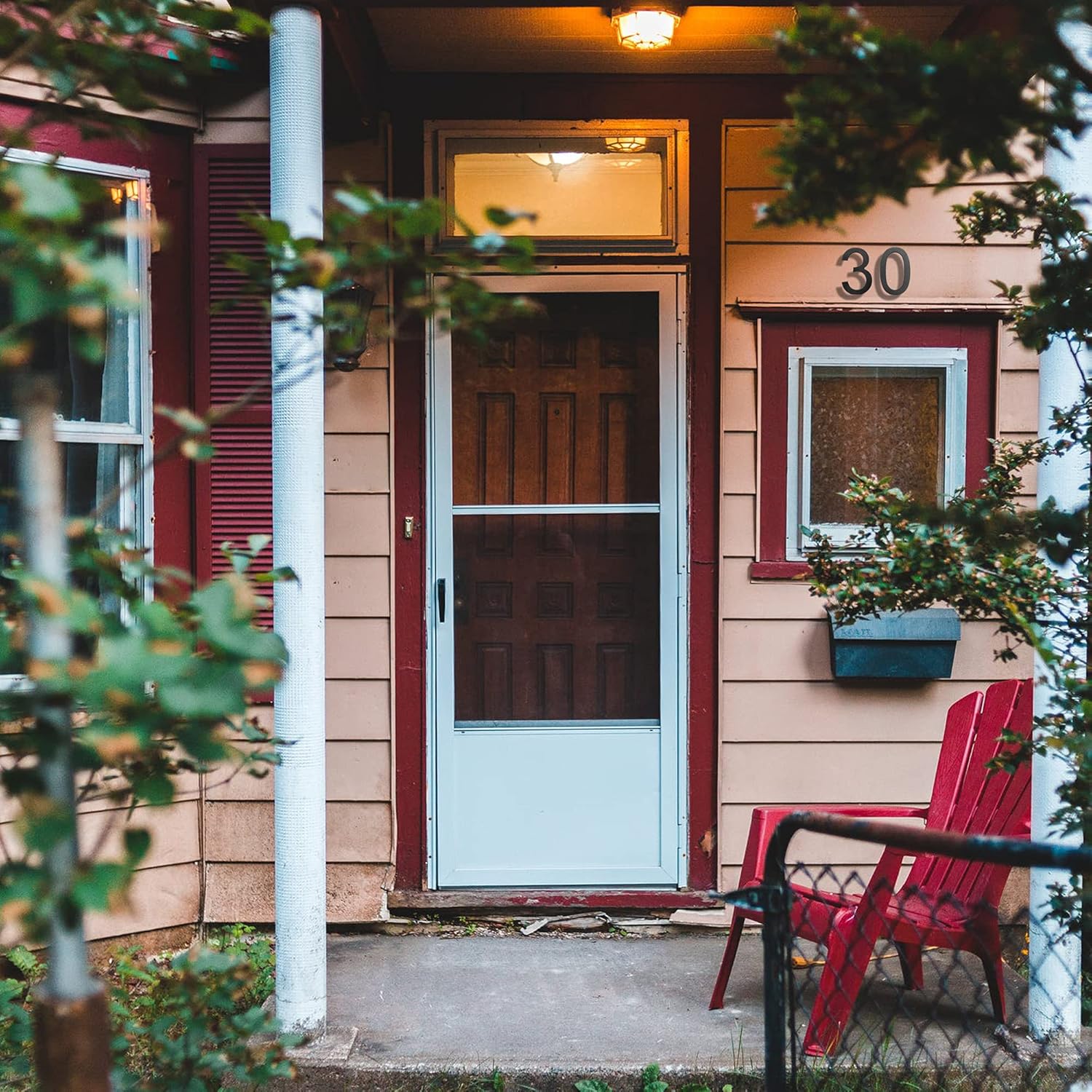 8 Inch Stainless Steel House Numbers- Anti-rust Floating Address Number for Front Door/Home/Garage/Apartment and More Elegant Black Finished (Number 2)