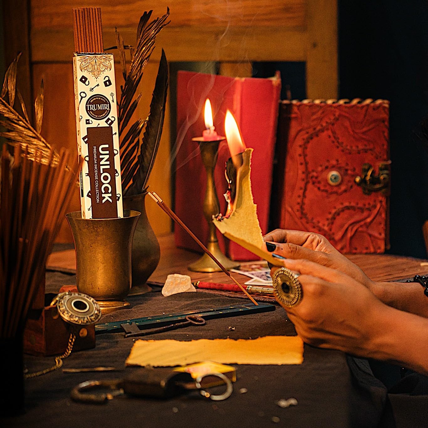 Witchcraft Incense Sticks - Total 120 Insence-Sticks (20 Insense x 6 Inscents) - for Wiccan Witches Brew Wicca Witch Voodoo Spell Pagan Black Magic Protection Against Jealousy + Burner Holder - Image 5