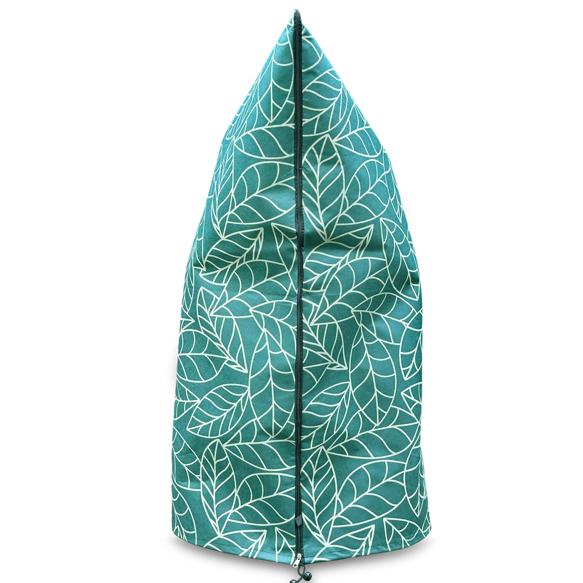 Lot de 2 Housse Hivernage 80x120 cm Vert Sac de Protection Plantes Exterieur Contre Gel Cordon Serrage Zipper