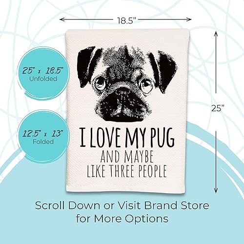 Miniatura 5 de Moonlight Makers, Fuuuuck, Soft Waffle Weave Hand Towel, 100% Pure White Cotton, BathroomKitchen Decor, Multi-Buy Discounts, Funny Gift Idea