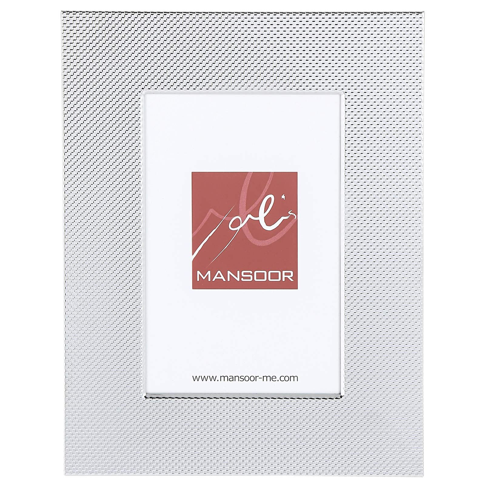 Linkage Mansoor 10x15 Cm Photo Frame - Silver