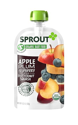 Sprout orgánico bebé purés bolsas