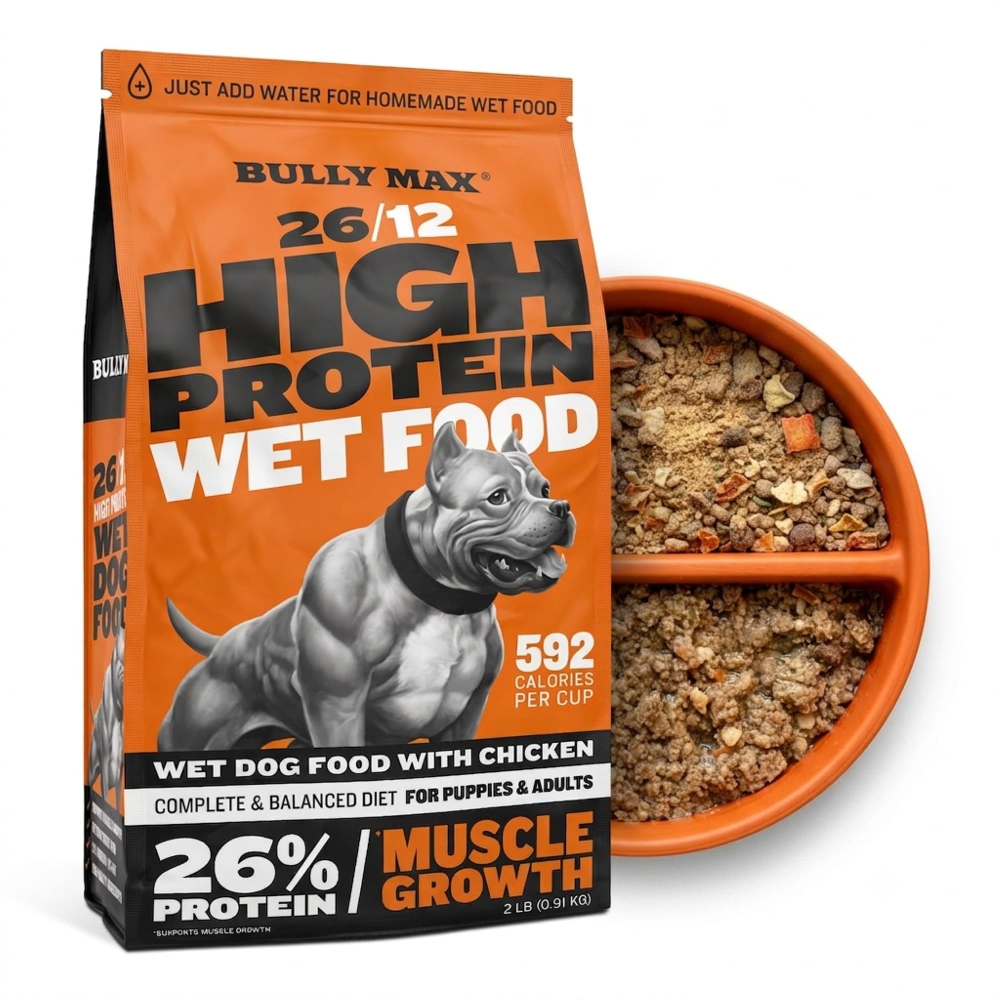 Bully Max Wet Dog Food Dehydrated High Protein