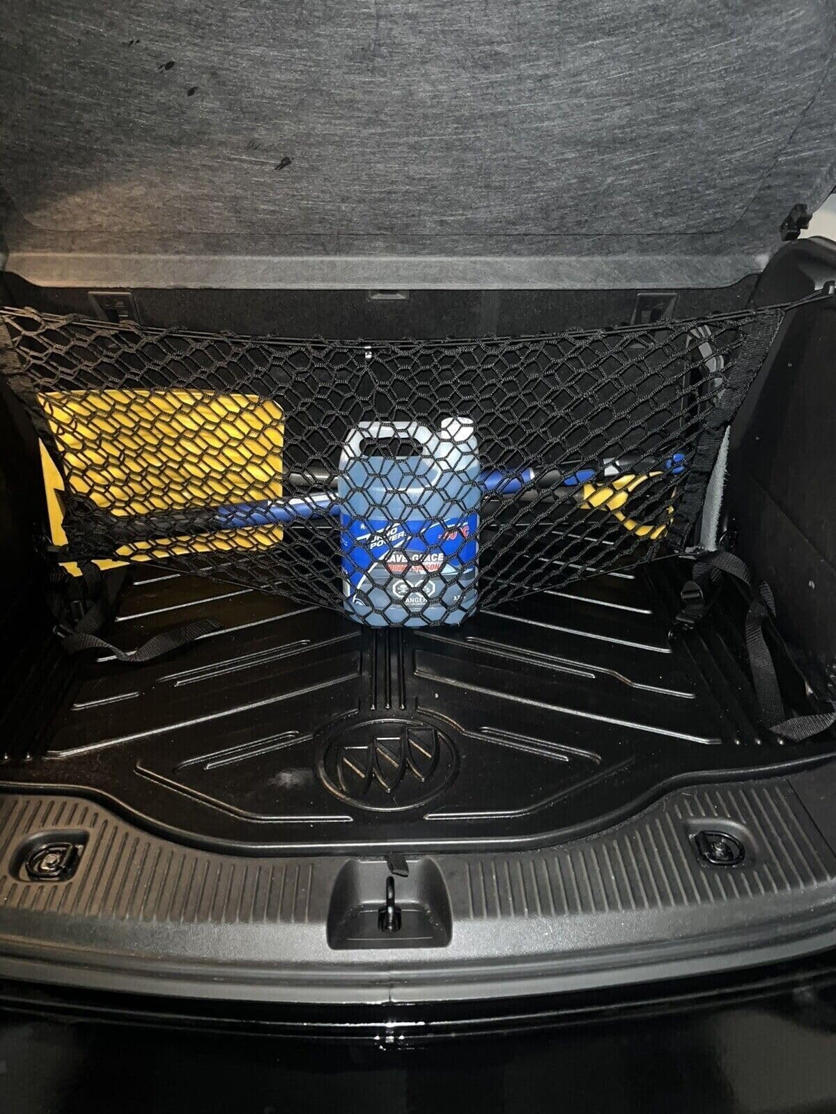 EACCESSORIES EA Rear Trunk Seats Organizer Cargo Net for Buick Encore 2013-2023 - Envelope Style Cargo Net for SUV - Premium Mesh Car Trunk Organizer