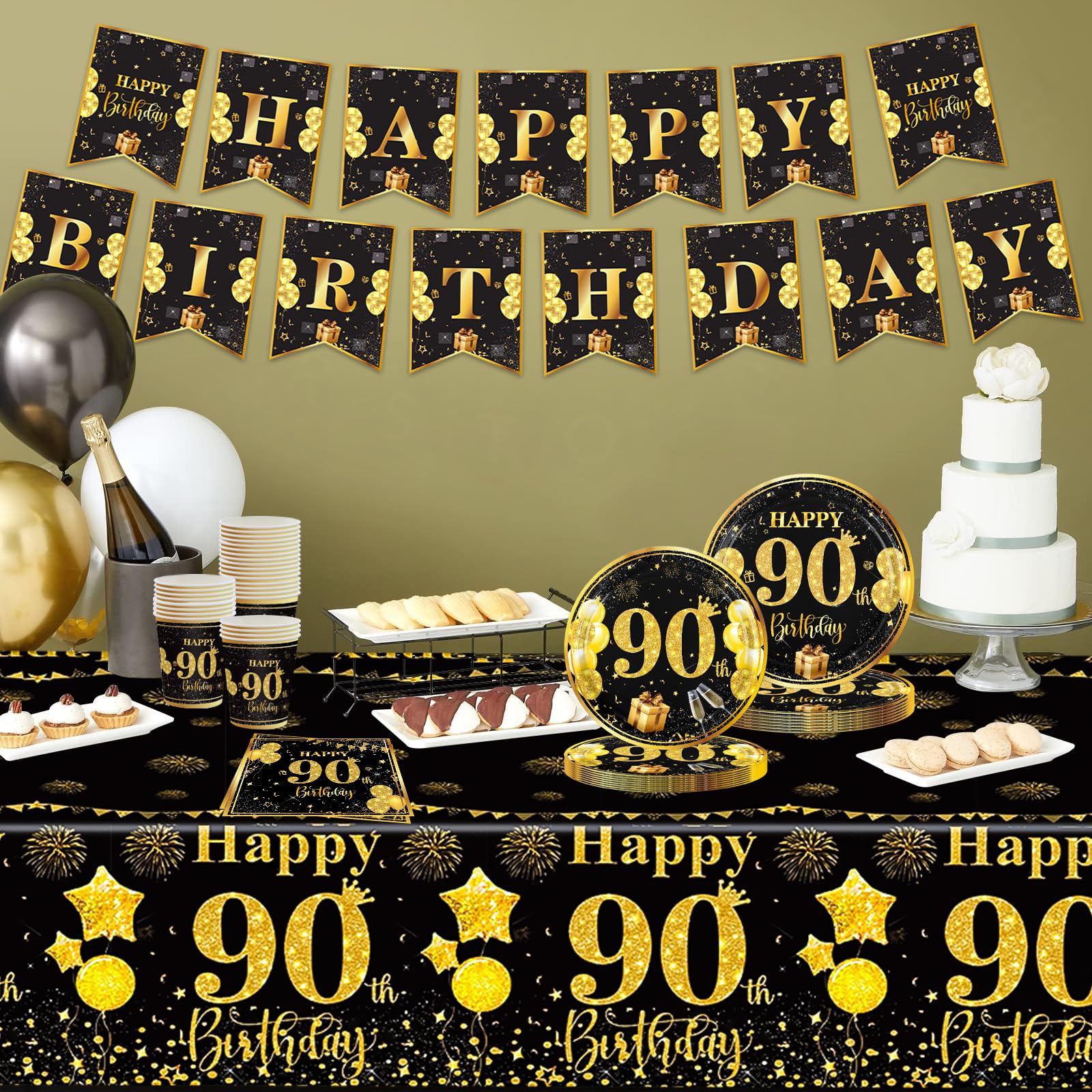 HGSHUO Stoviglie per Feste Discoteca Compleanno Decorazioni Stoviglie per Compleanno 80 Anni 90 Anni Bicchieri di Carta Piatti Tovaglioli Forniture per Feste Cowboy