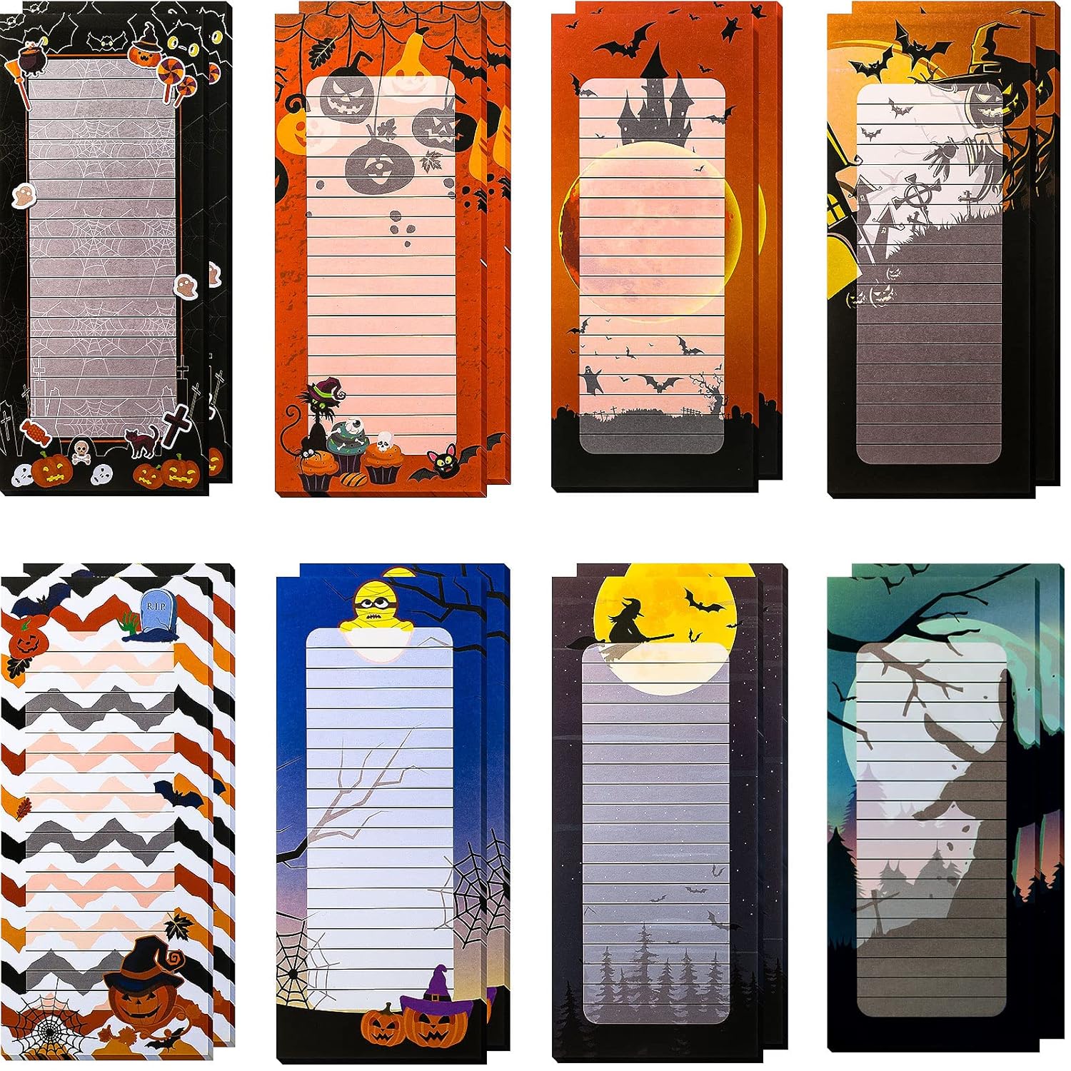 16 Pcs Notepads for Refrigerator Notepads to Do List for Fridge Cute Grocery