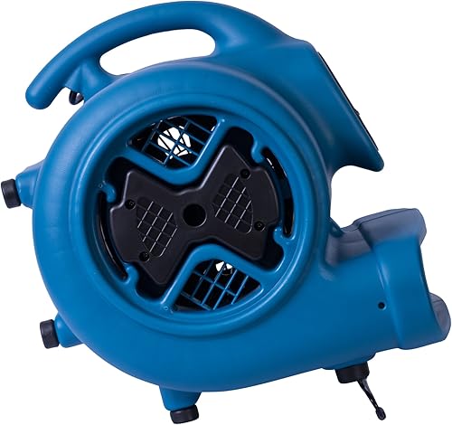 Miniatura 24 de XPOWER P-630HC Pro 1/2 HP 2800 CFM Movimiento de aire centrífugo, secadora de alfombras, ventilador de piso, soplador, mango telescópico y ruedas