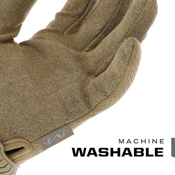 Mechanix Wear: The Original Coyote Tactical Work Gloves with Secure Fit, Flexible Grip for Multi-purpose Use, Durable Touchscreen Safety Gloves for Men (Large, Coyote Brown)