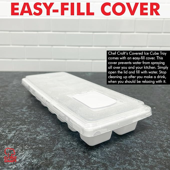 Bandeja para Cubos de Hielo con Tapa Chef Craft miniatura 4