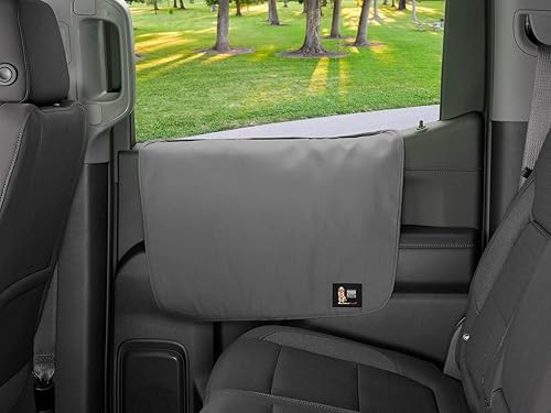 Miniatura 2 de WeatherTech Protector de puerta  Protección de puerta interior para automóviles, camiones y SUV  22 x 18 pulgadas (carbón)