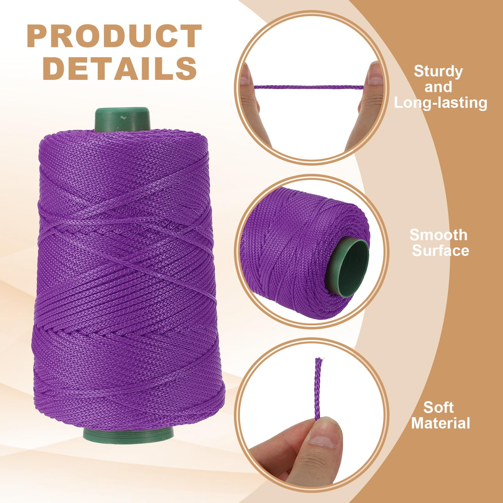 YELARXI Polyester Macrame Cord - Image 3