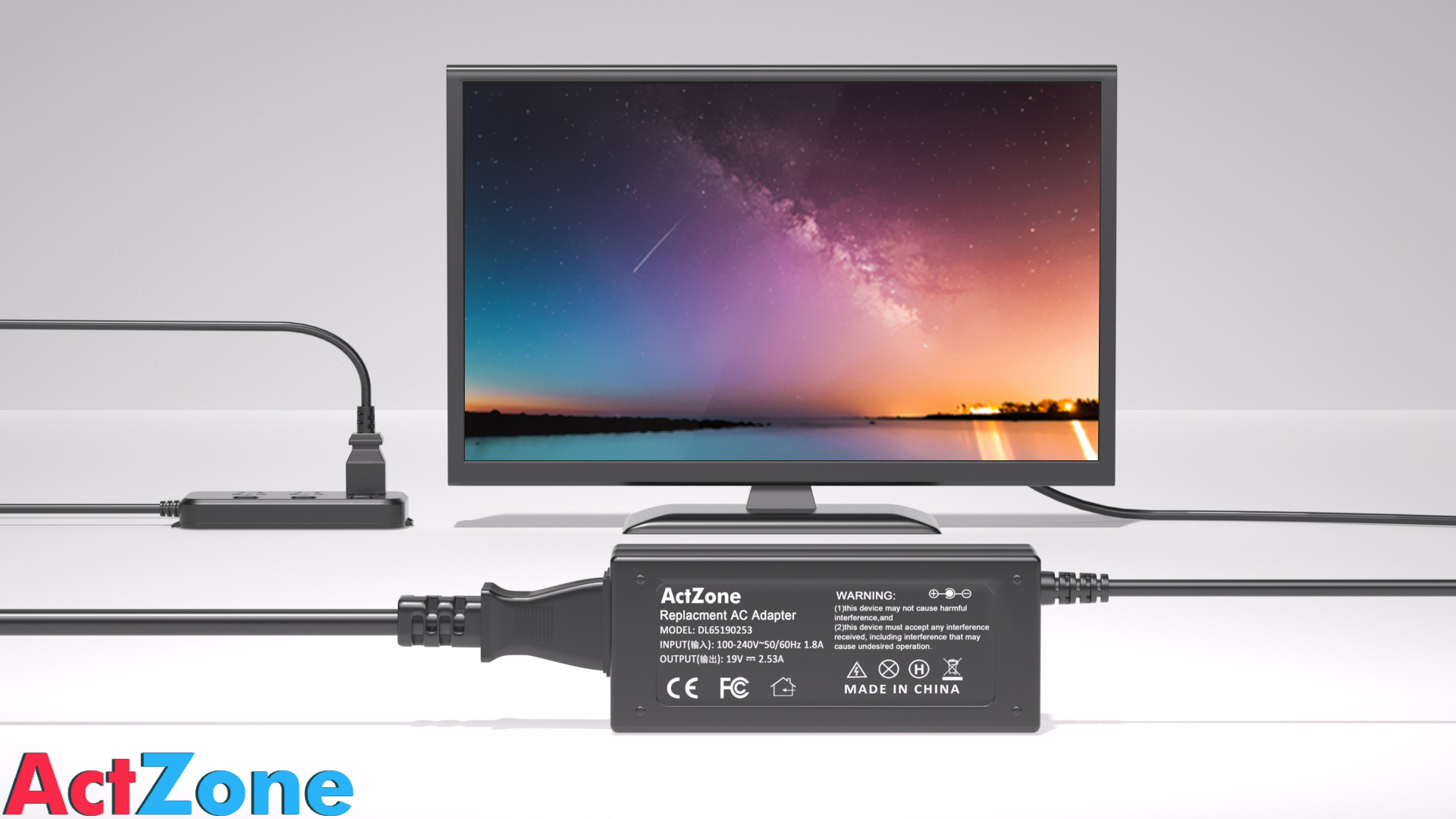 Cargador 19V Para Monitor LG 32LK510BPLD - Reemplazo Original, Seguro Y Certificado