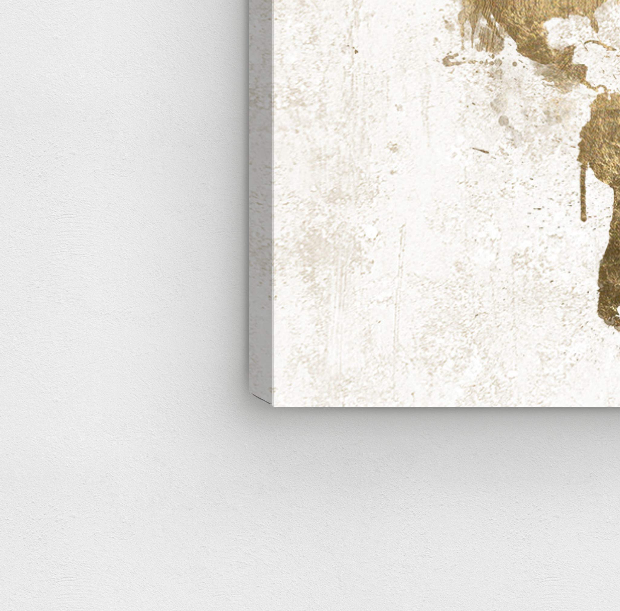 Amazon.co.jp: The Oliver Gal Artist Co. Mapamundi ホワイトゴールド