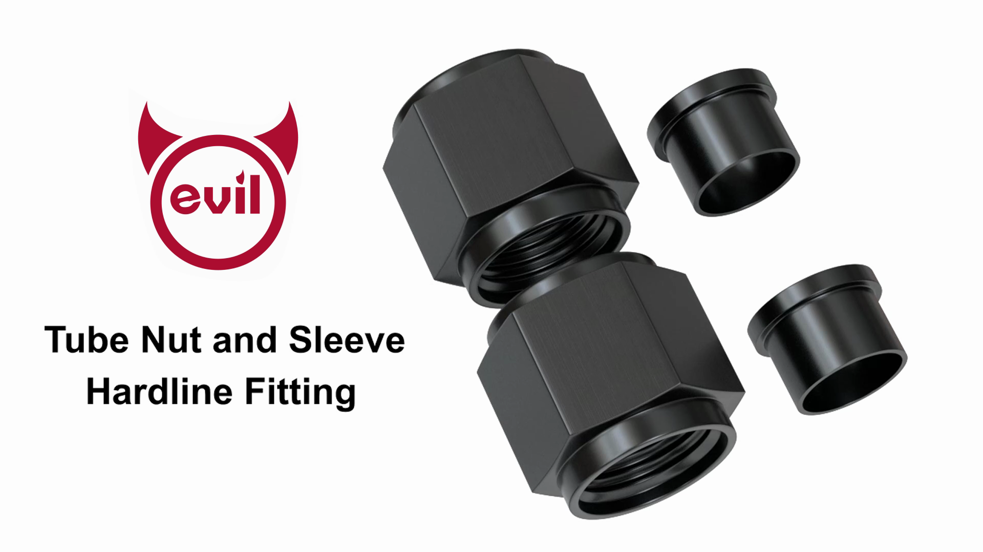 Amazon.com: EVIL ENERGY 4AN Female Hardline Tube Nut & Sleeve