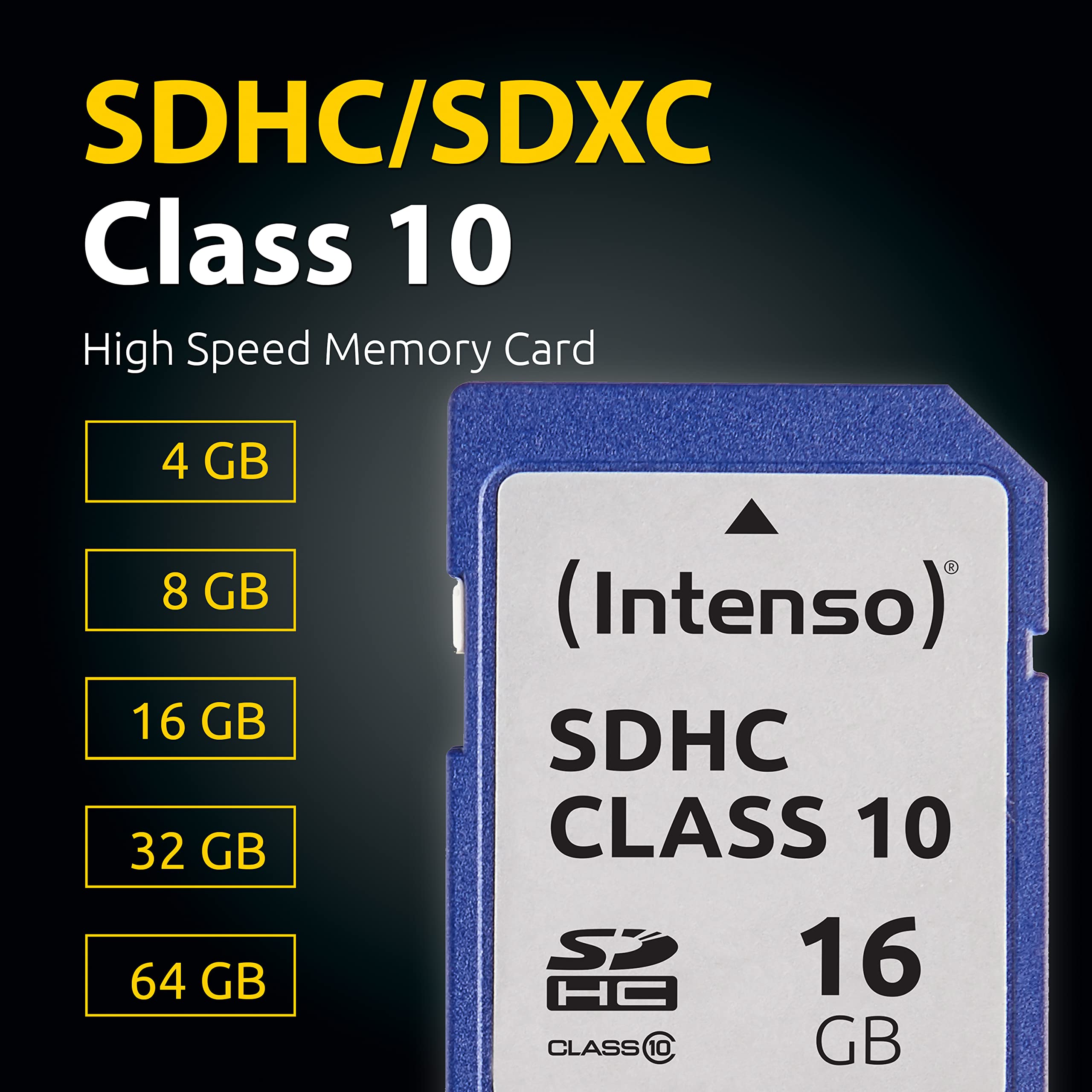 Intenso High Speed 16GB Class 10 SDHC (3411470)