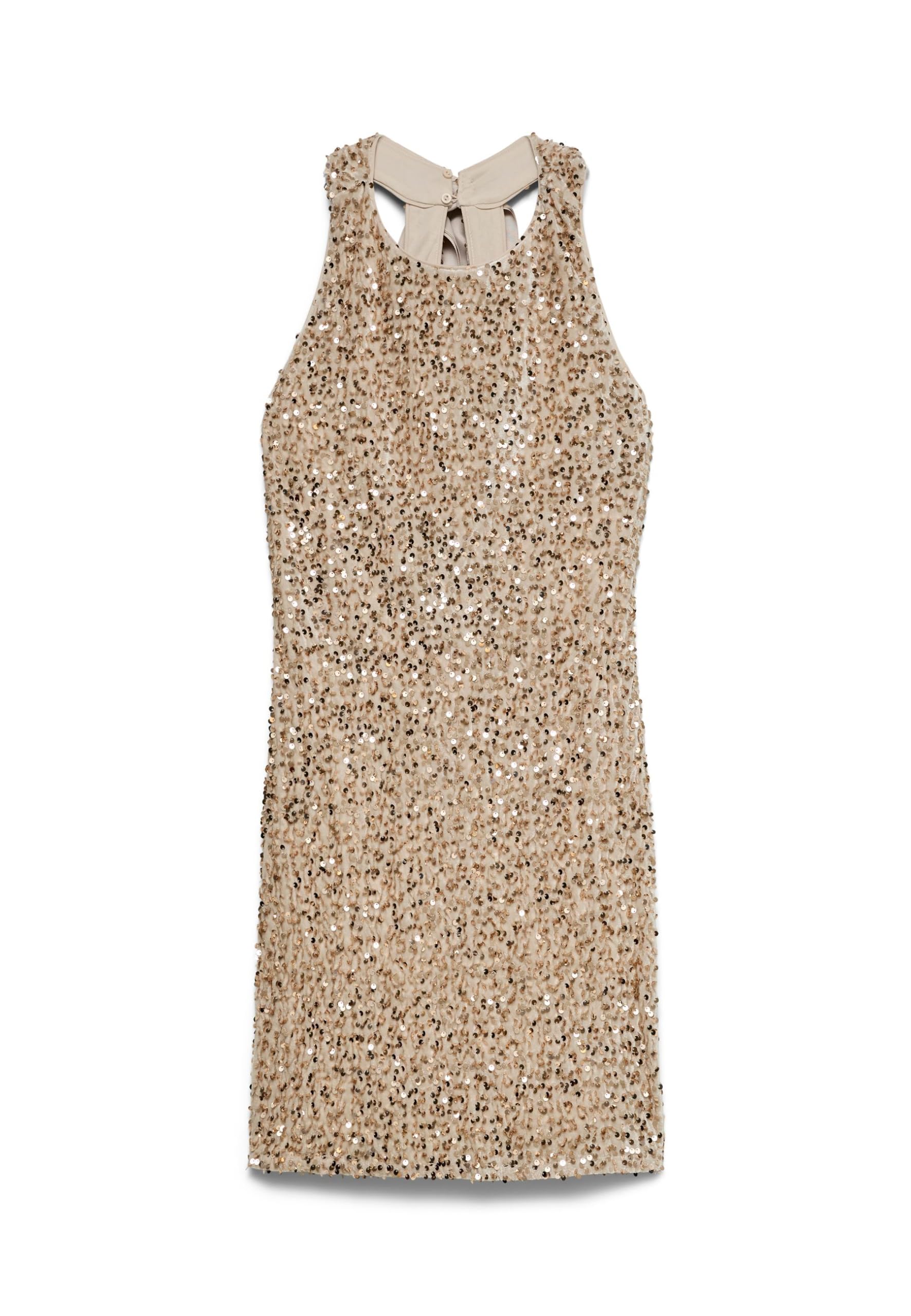VERO MODA Vmbella SL O-Neck Short Sq Dress Jrs Ga Vmbella SL O-Neck Short Sq Dress Jrs Ga Donna (Pacco da 1)