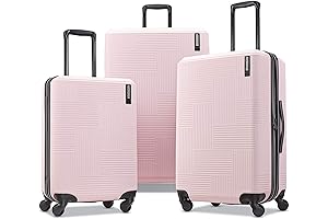 AMERICAN TOURISTER Stratum XLT Expandable Hardside Luggage Sets, Pink Blush