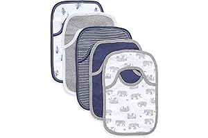 Burts Bees Baby Pull Over Head Bibs