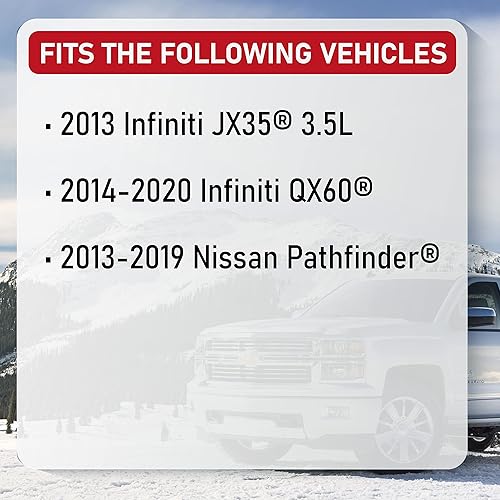 Miniatura 5 de Ventilador de radiador de repuesto, compatible con Nissan Pathfinder, Infiniti QX60, JX35, incluidos los modelos 2013-2020  Reemplaza 21481-3JA2E,