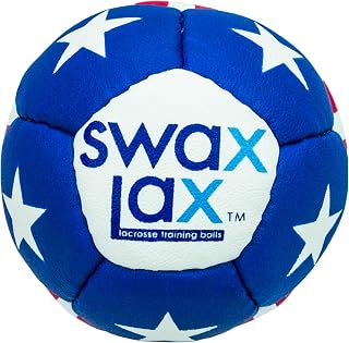 SWAX LAX Lacrosse Training Ball - Indoor Outdoor Practice Less Bounce & Rebounds