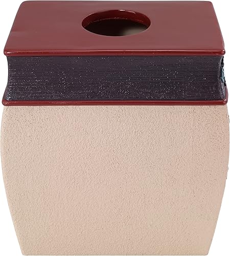 Miniatura 6 de Avanti Linens - Tarro cubierto, artículos esenciales para el baño de invitados, decoración azteca para el hogar (colección de baile navajo)