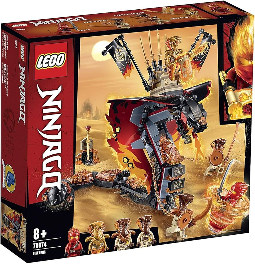 Amazon.co.jp: レゴ(LEGO) ニンジャゴー 爆炎! マグマノオロチ 70674
