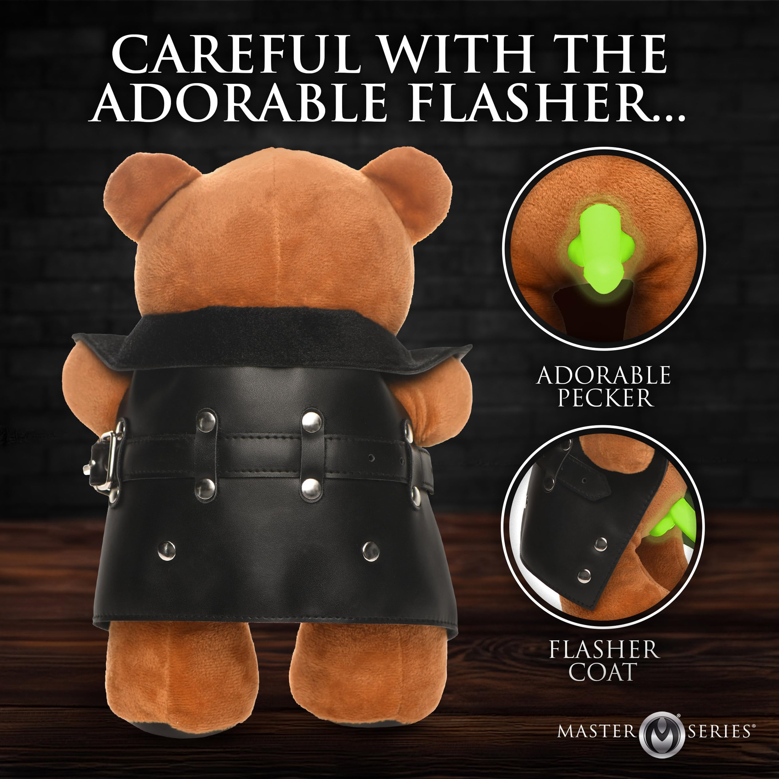 Amazon.com: MASTER SERIES Glow Show Bear Exhibitionist Teddy Bear