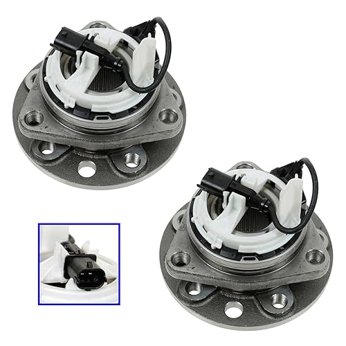 Miniatura 316 de TRQ Juego de 2 rodamientos de rueda delantera y conjunto de cubo compatible con Ford Mustang 2005-2007 2005-2014