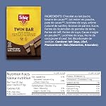 SCHAR Gluten-Free Cookies de chocolat à la barre jumelée - Cookies de Wafer sans OGM, avec chocolat riche en lait, 64.5g