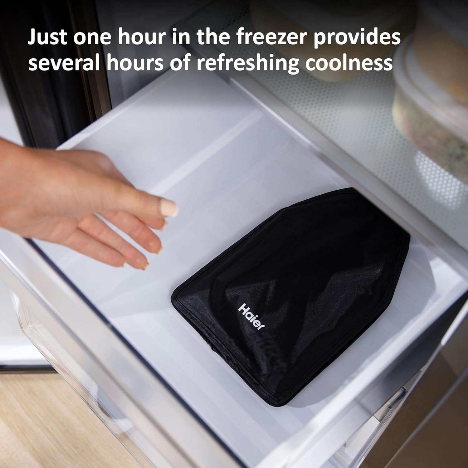 Haier Wine Cooler Pouch, Portable and Light-Weighted, Chill Wine in 5 Minutes, Keep Your Drinks Cool, Anywhere, Anytime