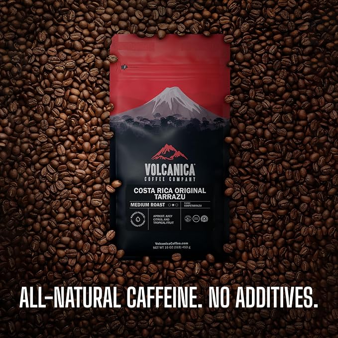 Café Volcanica Espresso Descafeinado en Grano Tostado Oscuro 453 g miniatura 8