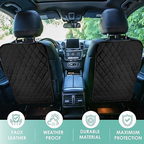 Miniatura 177 de FH Group Neosupreme - Cojines de asiento para automóvil, ajuste universal, cojín para asiento trasero de automóvil con respaldo de silicona Gris