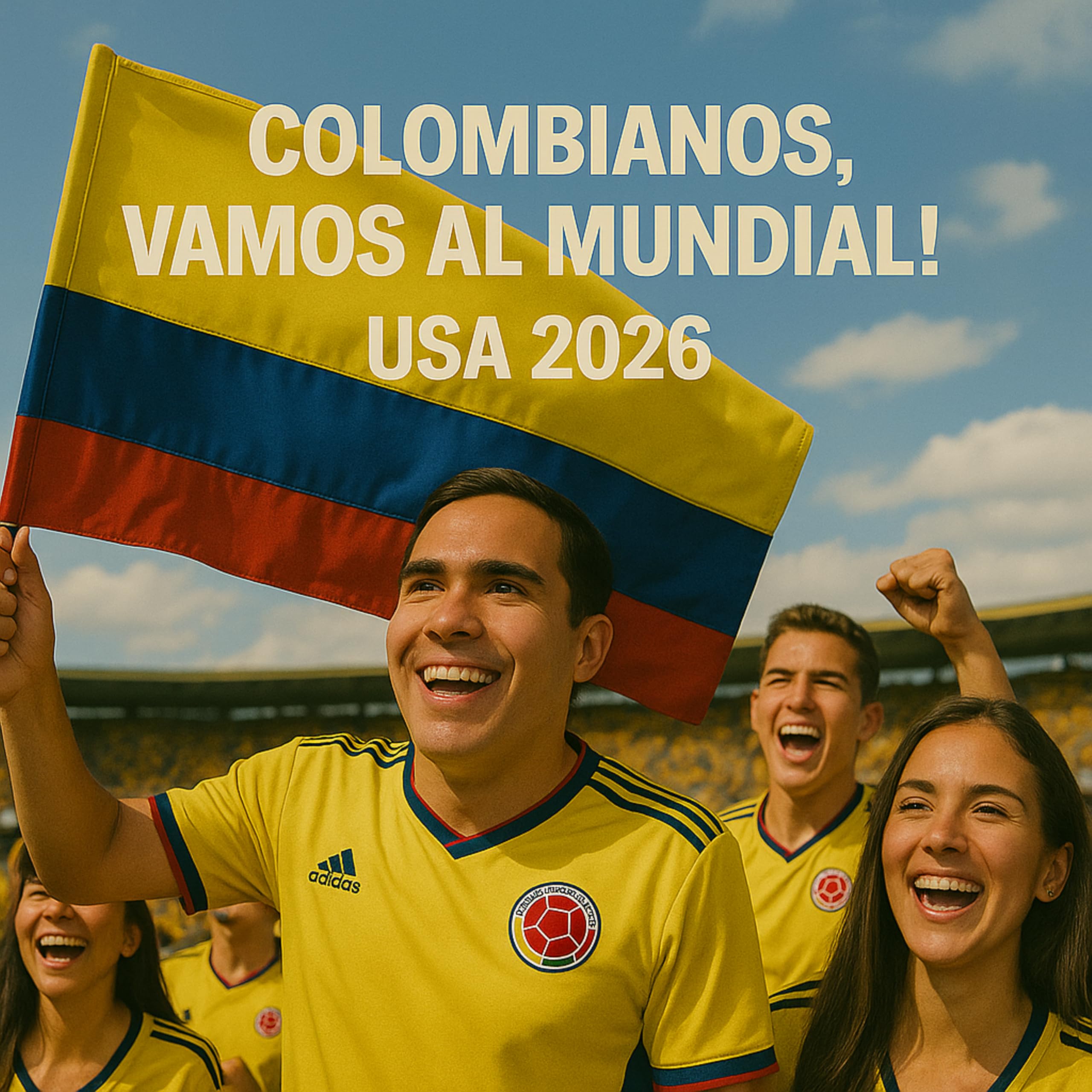 Bandera Colombia Grande 90 x 150 cm – Bandera de Colombia 100% poliester de 100 Denier o 90 g/m² perfecta para celebraciones y decoración – Rumbo al mundial 2026 la selección Colombia
