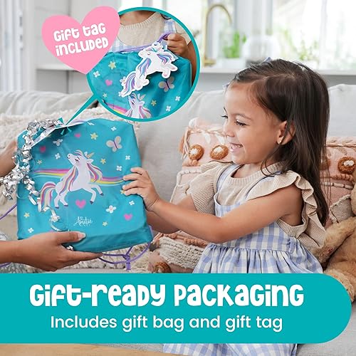 Miniatura 8 de Amitié Lane Juego de papelería de unicornio, juego de marcadores perfumados + juego de libros de garabatos borrables, kits de manualidades y