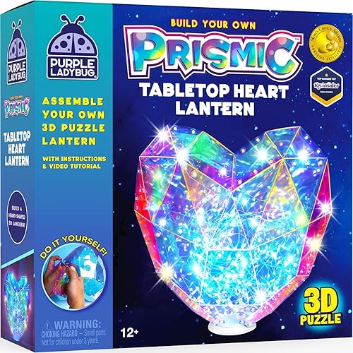PRISMIC - Kits de bricolaje de luz 3D para niñas, regalos geniales para niñas de 9 años, regalos para niñas de 8 a 10 años, regalos para