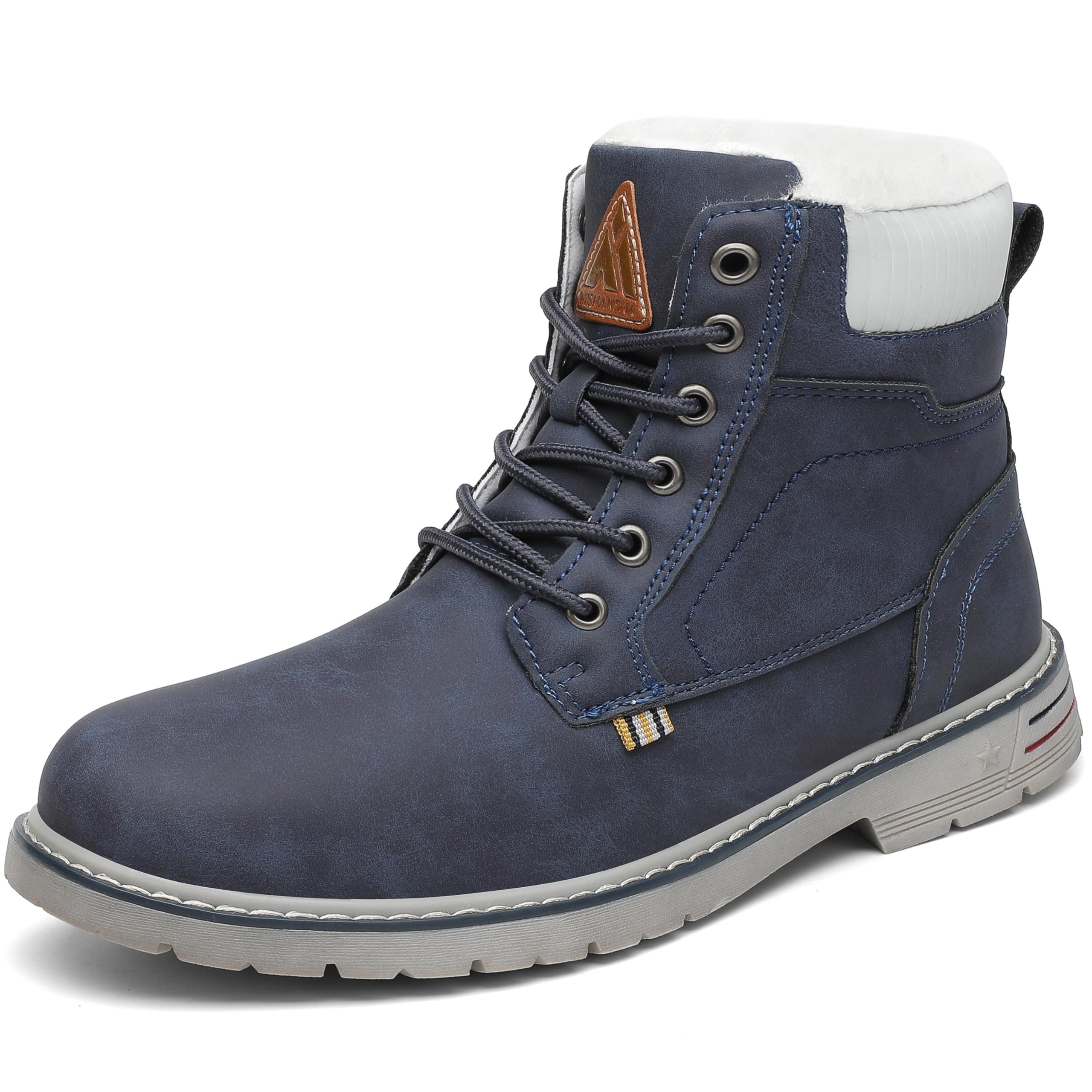 Mishansha Bottines Randonnée Femme Homme Outdoor Gr.36-48 | Antidérapante, Hiver, Trekking, Chaudes, Confort, Camping, Chaussures de Marche, Hydrofuge