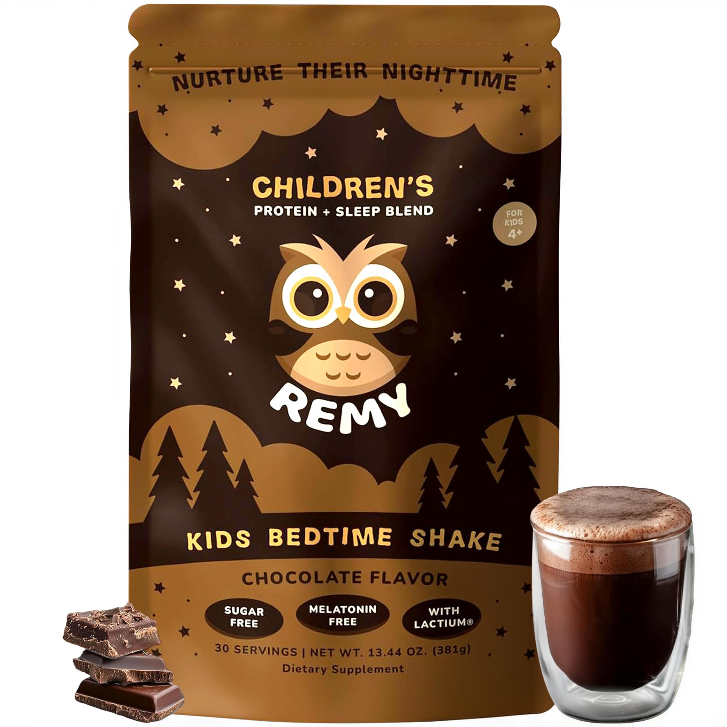 Amazon.com: Happy Owl Remy Protein Drink Mix for Kids - Nutritious