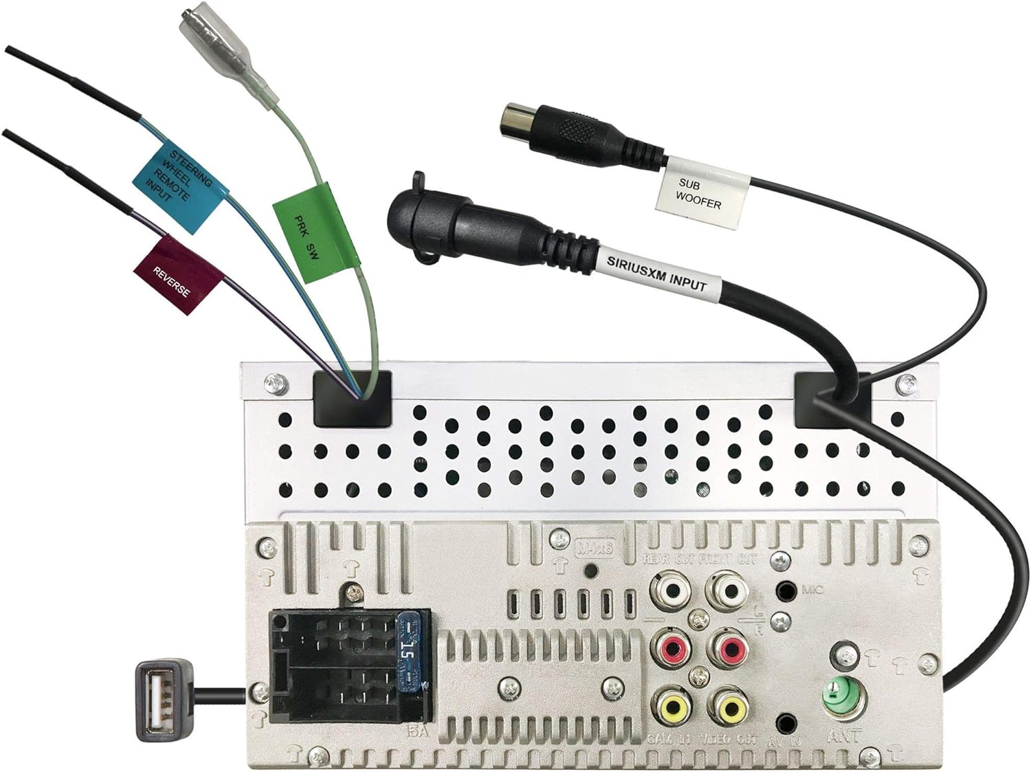 JVC KWM56BT Receptor de medios digitales con 6.8 pulgadas táctil con