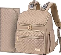 Vista 1 de Weitars Diaper Bag Backpack Large Baby Diaper Bag with Changing Pad Travel Diaper Backpack,Baby Bag for Boys Girls,Stroller Straps,5 Insulated