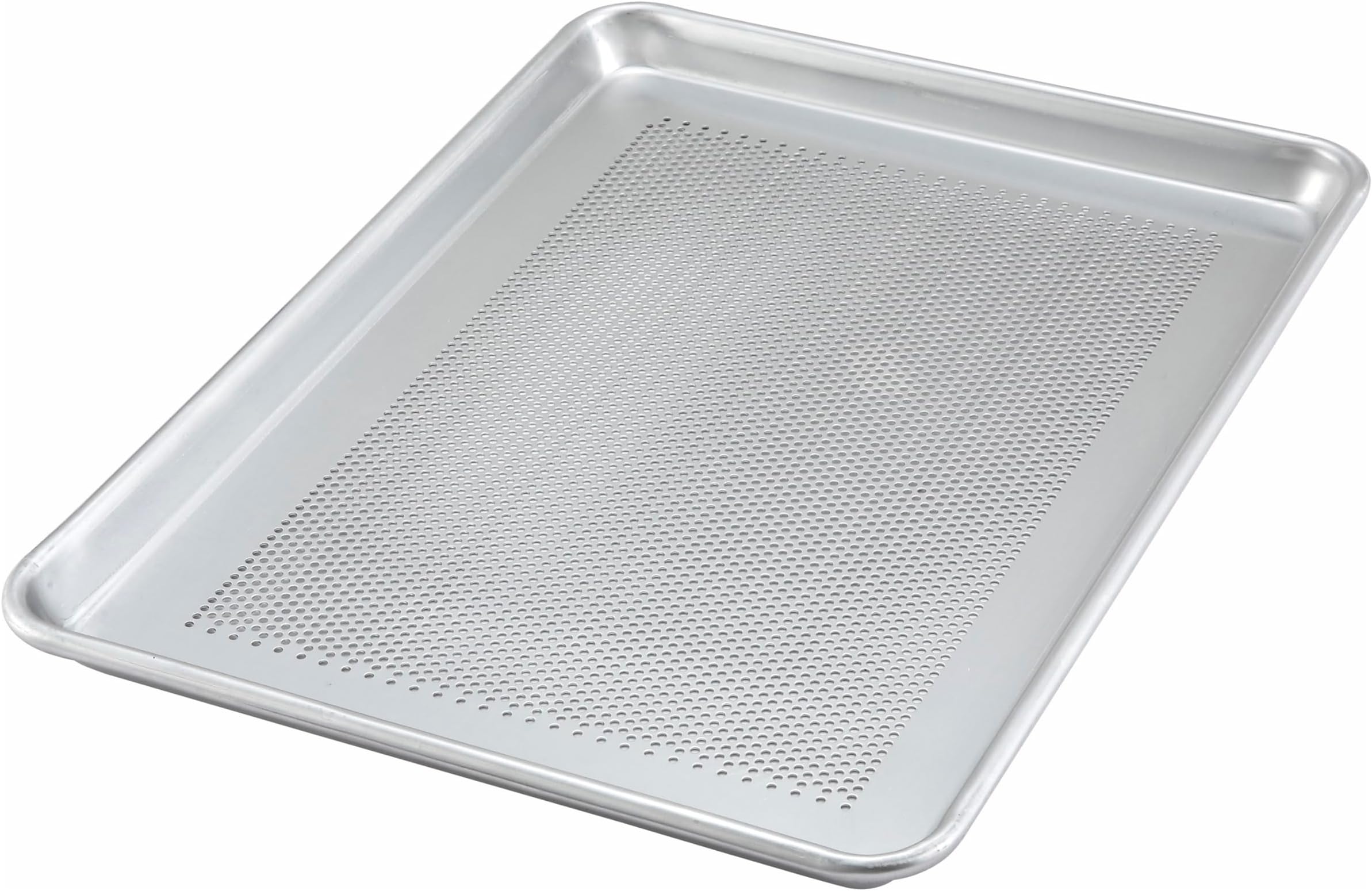 Winware by Winco 13” x 18” Perforated Aluminum Sheet Pan, Half Size