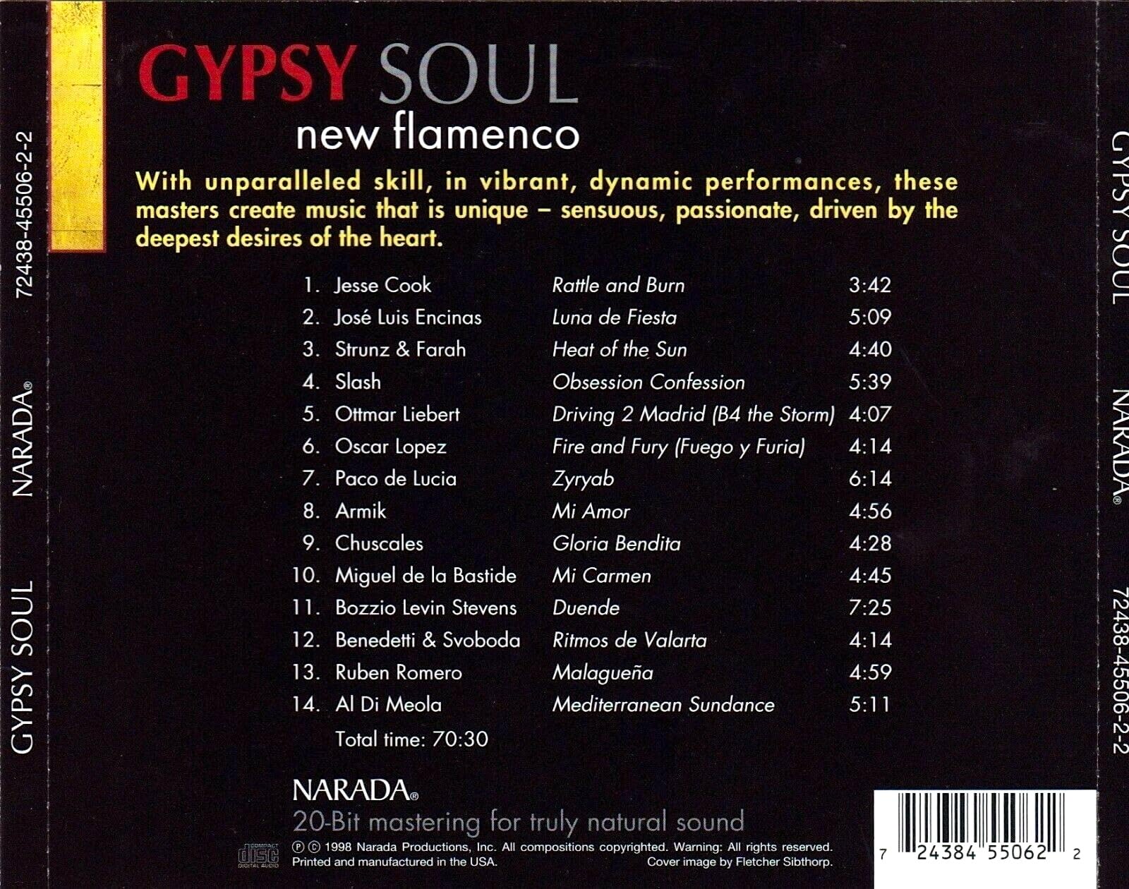 Gypsy Soul: New Flamenco by Gypsy Soul-New Flamenco (1998) Audio CD